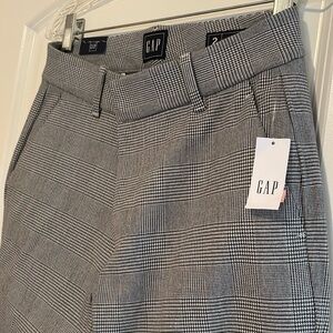 GAP, Plaid slim rise ankle dress pants